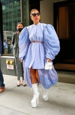 LADY GAGA Leaves Her Hotel in New York 08/04/2021