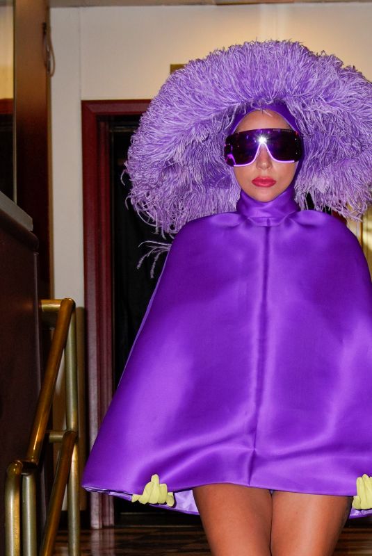 LADY GAGA Leaves Radio City Music Hall in New York 08/01/2021