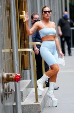 LADY GAGA Leavves Radio City Music Hall in New York 08/04/2021