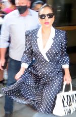 LADY GAGA Out at Lexington Avenue in New York 07/31/2021