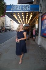 LARISSA EDDIE at Jersey Boys Opening Night in London 08/16/2021