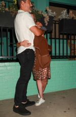 LEANN RIMES and Eddie Cibrian at Olivetta Restaurant in West Hollywood 08/19/2021