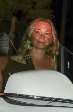 LEANN RIMES and Eddie Cibrian at Olivetta Restaurant in West Hollywood 08/19/2021