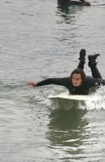 LEIGHTON MEESTER Out Surfing in Malibu 08/12/2021