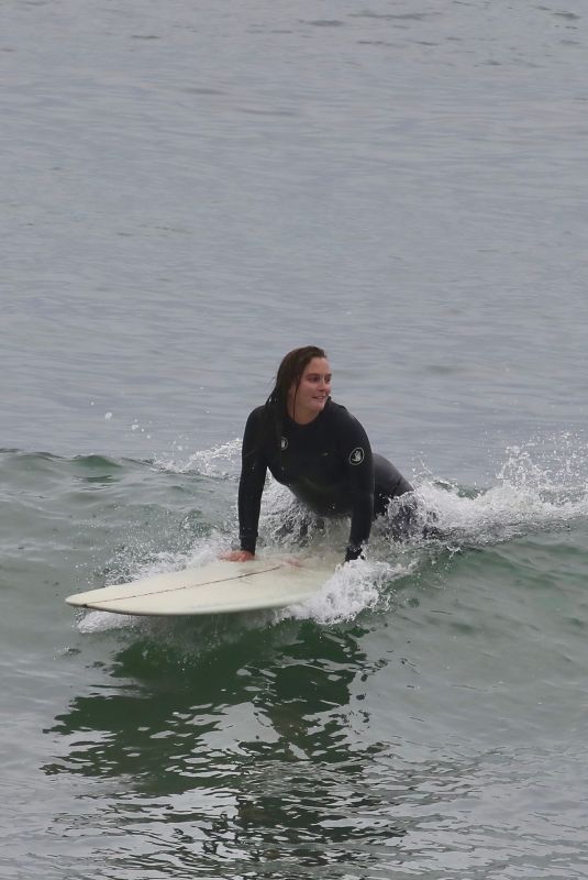 LEIGHTON MEESTER Out Surfing in Malibu 08/12/2021