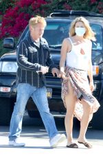 LEILA GEORGE and Sean Penn Out for Lunch in Malibu 08/01/2021
