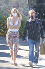 LEILA GEORGE and Sean Penn Out for Lunch in Malibu 08/01/2021