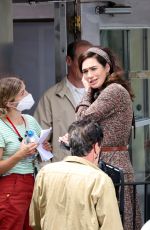 LENA HEADEY on the Set of The White House Plumbers in Millbrook 08/05/2021