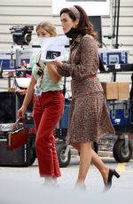 LENA HEADEY on the Set of The White House Plumbers in Millbrook 08/05/2021