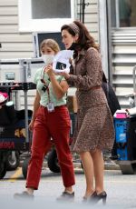 LENA HEADEY on the Set of The White House Plumbers in Millbrook 08/05/2021