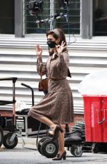 LENA HEADEY on the Set of The White House Plumbers in Millbrook 08/05/2021