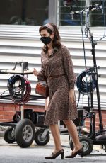 LENA HEADEY on the Set of The White House Plumbers in Millbrook 08/05/2021
