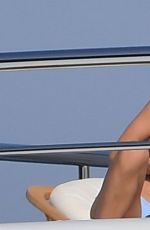 LENI KLUM in Bikini at a Yacht in Italy 07/27/2021