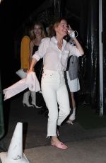 LESLIE MANN at Giorgio Baldi in Santa Monica 08/17/2021