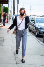 LESLIE MANN in Denim at Giorgio Baldi in Santa Monica 08/11/2021