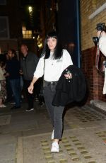 LILY ALLEN Leaves J Sheekey Restaurant in London 08/10/2021