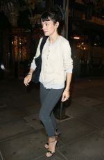 LILY ALLEN Leaves Noel Coward Theatre in London 08/04/2021