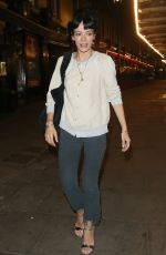 LILY ALLEN Leaves Noel Coward Theatre in London 08/04/2021