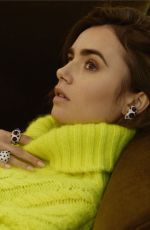 LILY COLLINS in Elle Magazine, September 2021