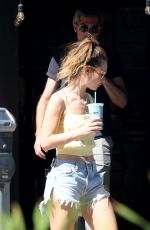 LILY JAMES and Michael Shuman Kissing Out in California 08/08/2021