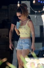 LILY JAMES and Michael Shuman Kissing Out in California 08/08/2021