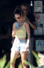 LILY JAMES and Michael Shuman Kissing Out in California 08/08/2021