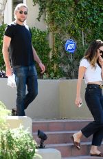 LILY JAMES and Michael Shuman Out for Lunch in Los Angeles 08/01/2021