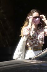 LILY JAMES Out and About in Los Angeles 08.17/2021