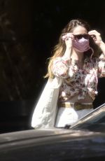 LILY JAMES Out and About in Los Angeles 08.17/2021