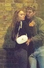 LILY-ROSE DEPP and Austin Butler Out Kissing in London 08/10/2021