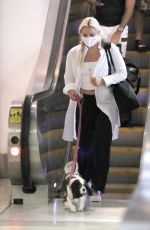 LINDSEY VONN at LAX Airport in Los Angeles 08/24/2021