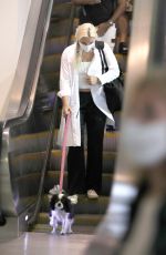 LINDSEY VONN at LAX Airport in Los Angeles 08/24/2021