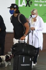 LINDSEY VONN at LAX Airport in Los Angeles 08/24/2021