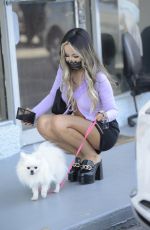 LISA OPIE Arrives at Her Swimwear Store in Hallandale Beach 