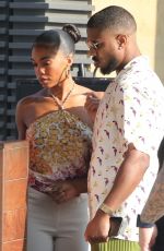 LORI HARVEY at Nobu Restaurant in Malibu 08/22/2021