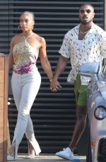 LORI HARVEY at Nobu Restaurant in Malibu 08/22/2021
