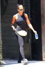 LORI HARVEY heading to Gym in West Hollywood 08/03/2021