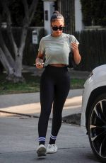 LORI HARVEY Leaves Pilates Class in West Hollywood 08/25/2021