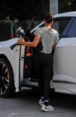 LORI HARVEY Leaves Pilates Class in West Hollywood 08/25/2021
