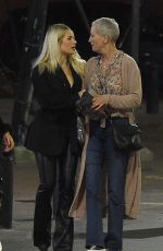 LOTTIE MOSS and Blithe Saxon Out for Lunch at a Restaurant in Notting Hill 08/17/2021