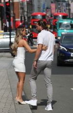 LOTTIE TOMLINSON and Lewis Burton at The Wolseley in London 08/04/2021
