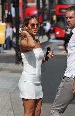 LOTTIE TOMLINSON and Lewis Burton at The Wolseley in London 08/04/2021