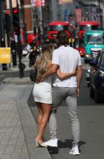 LOTTIE TOMLINSON and Lewis Burton at The Wolseley in London 08/04/2021