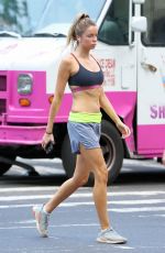 LOUISA WARWICK Out Hikinig in Central Park in New York 08/05/2021
