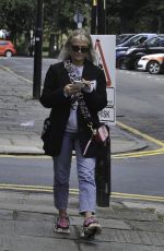LUCY FALLON Arrives at SkinHQ in Manchester 08/10/2021