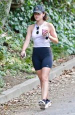 LUCY HALE at Alfred Coffee in Los Angeles 08/19/2021