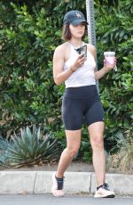 LUCY HALE at Alfred Coffee in Los Angeles 08/19/2021