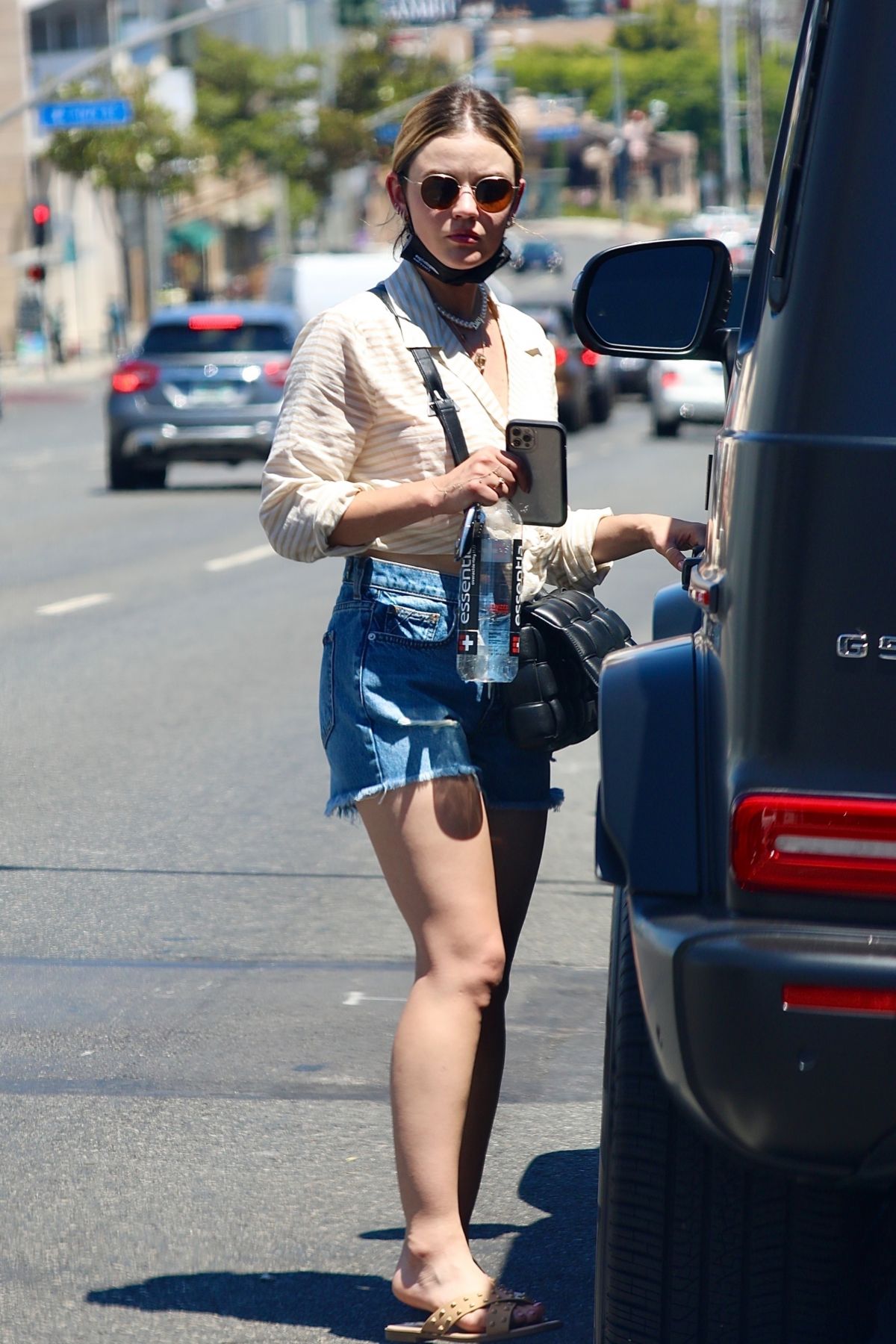 LUCY HALE in Denim Shorts Out in Los Angeles 07/31/2021 – HawtCelebs