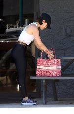 LUCY HALE Leaves Workout Session in Los Angeles 08/05/2021
