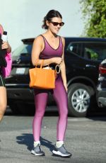 LUCY HALE Leaves Yoga Class in Los Angeles 08/08/2021